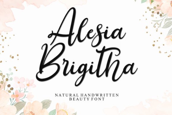Alesia Brigitha: The Timeless Script Font for Branding