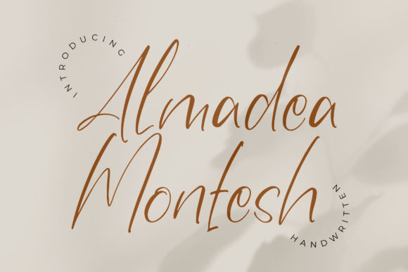 Almadea Montesh Font for Elegant Branding