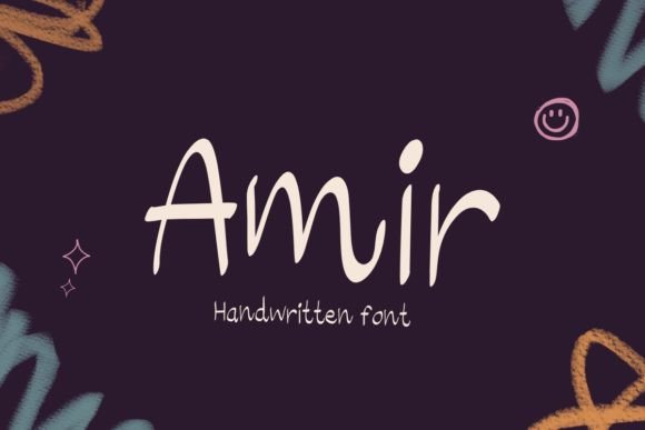 Amir Font: Handwritten Elegance for Creative Projects