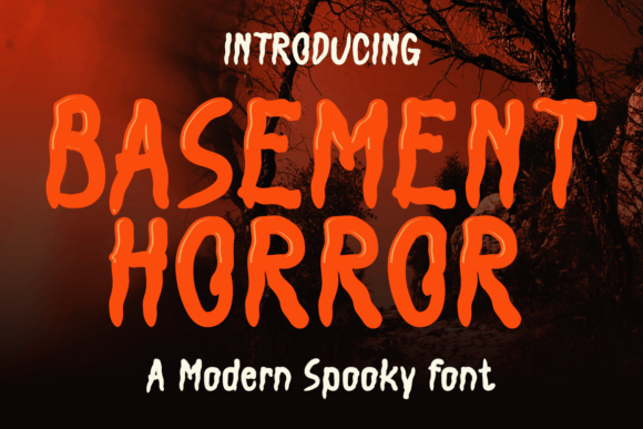 Basement Horror Font for Spooky Business Branding