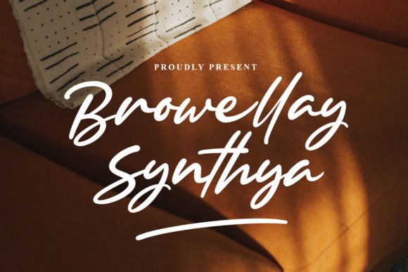 Browellay Synthya: The Bold Script Font for Digital Design