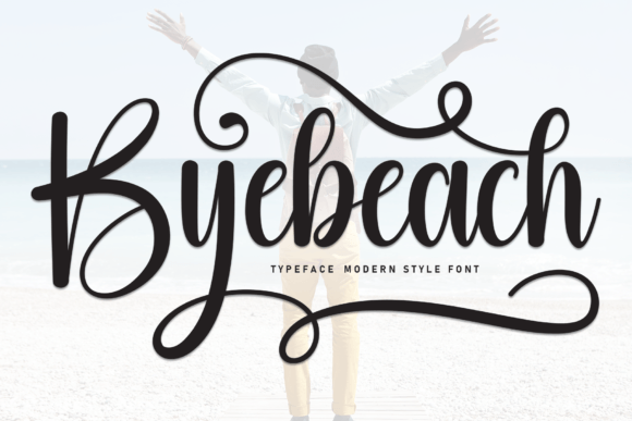 Byebeach Font: Elevate Your Brand with Elegant Script
