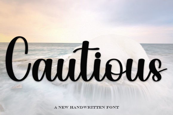 Cautious Font: Elegant Script for Editorial Design