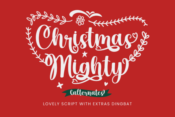 Christmas Mighty: The Handwritten Font for Branding