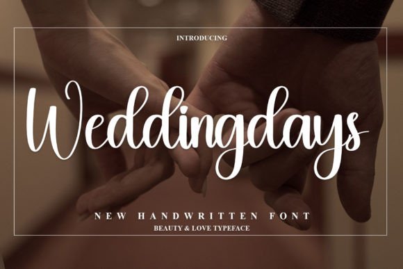 Elevate Campaigns with Weddingdays Script Font