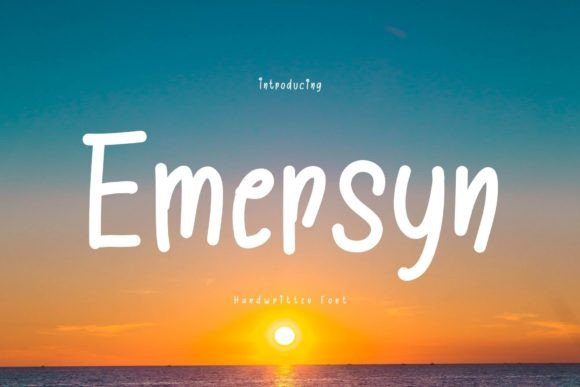 Emersyn: The Playful Handwritten Font for Makers