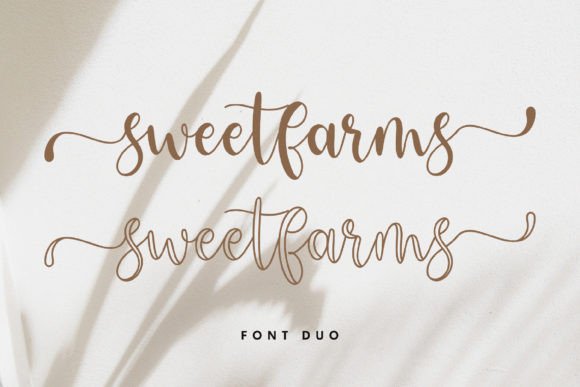 Enhance Editorial Design with Sweetfarms Script Font