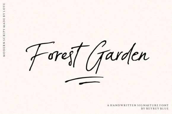 Forest Garden Font: Elevating Small Business Branding