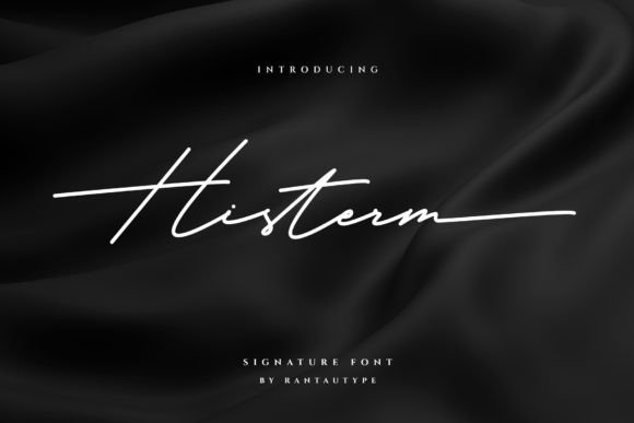 Histerm: The Script Handwritten Font for Polished Branding