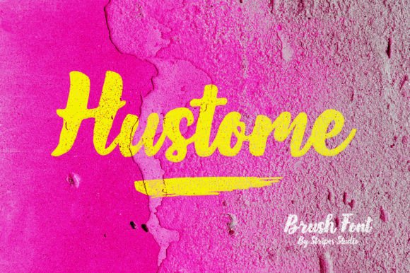 Hustome: A Modern Script Handwritten Font for Web Design