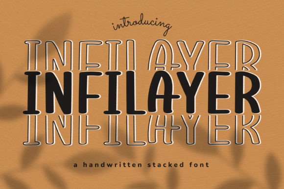 Infilayer: A Script Handwritten Font for Editorial Design