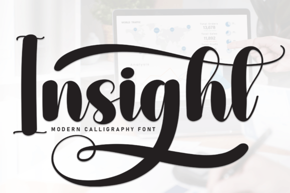 Insight: A Flowing Handwritten Font for Editorial Design