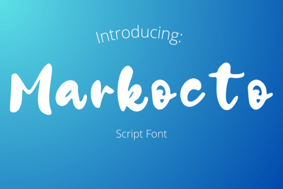 Markocto Font Review: A Bold Script for Elegant Branding