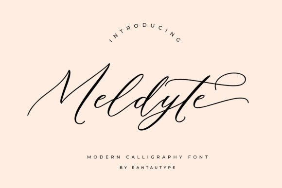 Meldyte: The Perfect Script Handwritten Font for Crafters