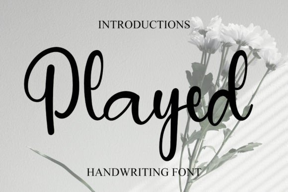 Played Font for Creative Projects