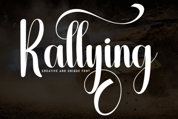 Rallying: A Premium Script Handwritten Font for Campaigns