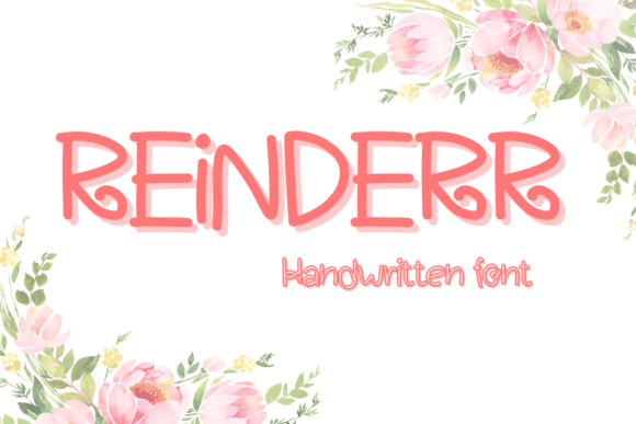 Reinderr: A Handwritten Font for Business