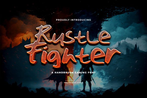 Rustle Fighter: A Bold Script Handwritten Font for Editorial Impact