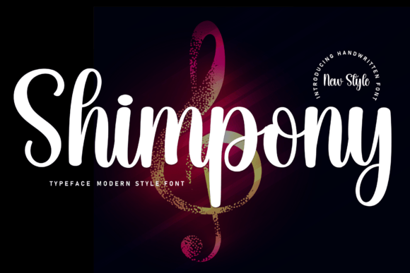 Shimpony: A Sweet Handwritten Font for Makers