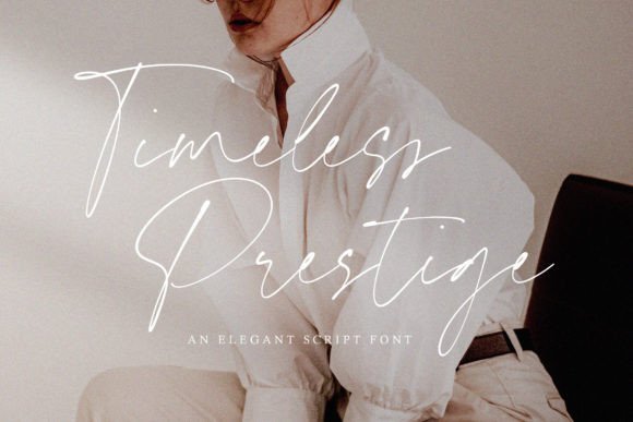 Timeless Prestige: An Elegant Script Handwritten Font for Editorial Design