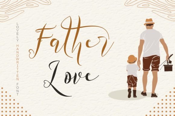Using Father Love Script Handwritten Fonts for Web Design