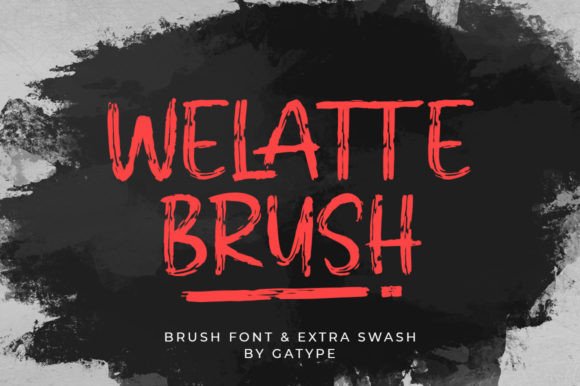 Welatte Brush Font for Bold Web Headers and Branding